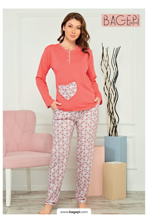 pyjama à manches longues pour femme